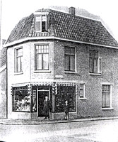 Bernard Leferink bought and built his new shop and residence