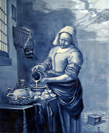 The Milkmaid (De Melkmeid ) c. 1658-1661