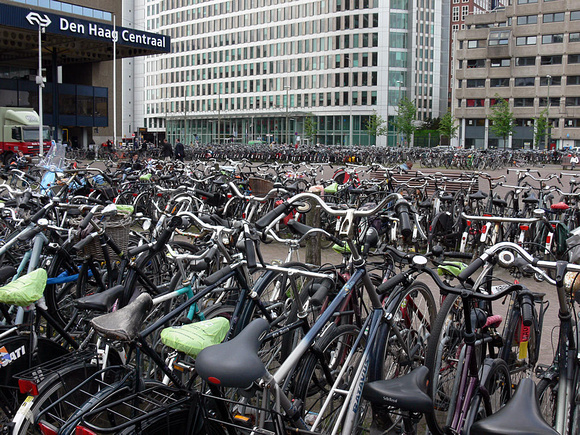 Bikes at The Hague Central