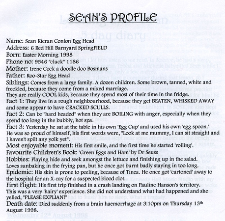 Diary Seans profile.