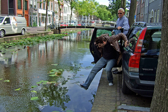 Amsterdam's pleasure arises from just being in it thought Andres