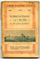 The fire of Enschede commemorated with this book in 1912